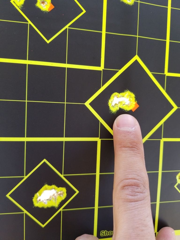 Better groups after adjusting the hammer spring on .22 FX Wildcat